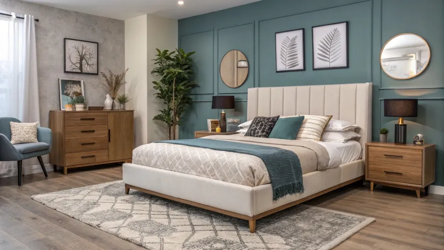 Chambre avec lit
