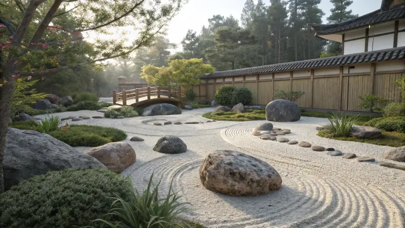 créer un jardin zen avec pierres